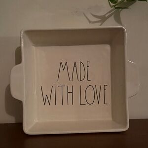 White Square Baking Dish